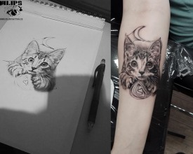 Princip tetování je jednoduchý, přenést motiv na kůži, provést to, už ale tak jednoduché není :)